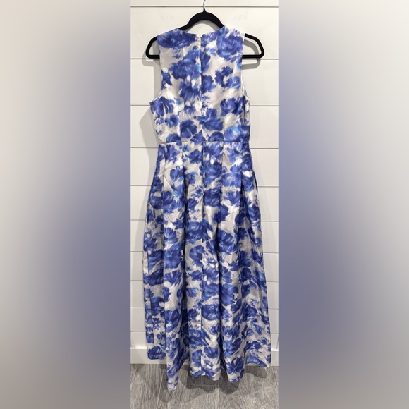 NWT Sachin + Babi Brooke blue floral gown in Azure watercolor floral - Picture 8 of 9